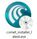 Perplexity Comet のインストール用ファイルアイコン
